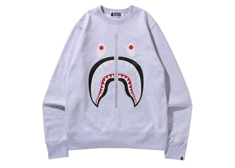 Bape sales crewneck shark