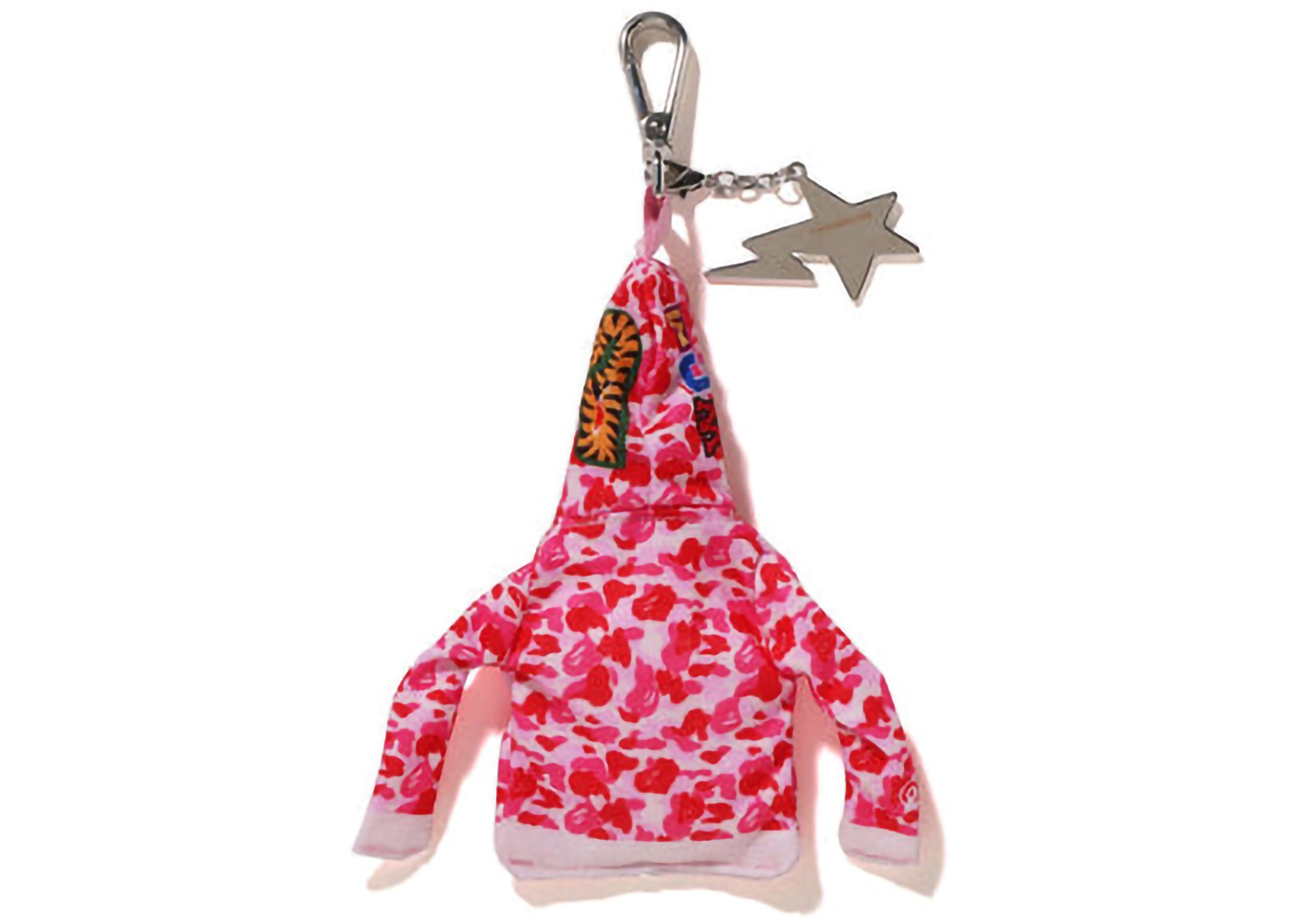 BAPE Shark Full Zip Hoodie Keychain Pink - JP