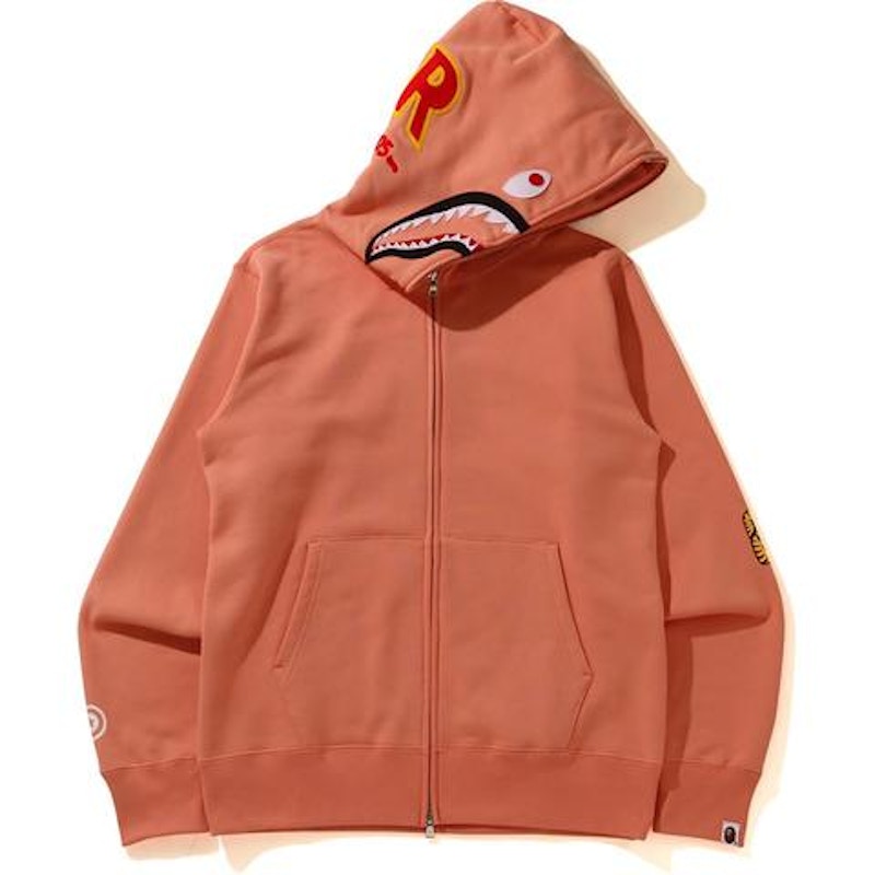 Orange best sale bape jacket