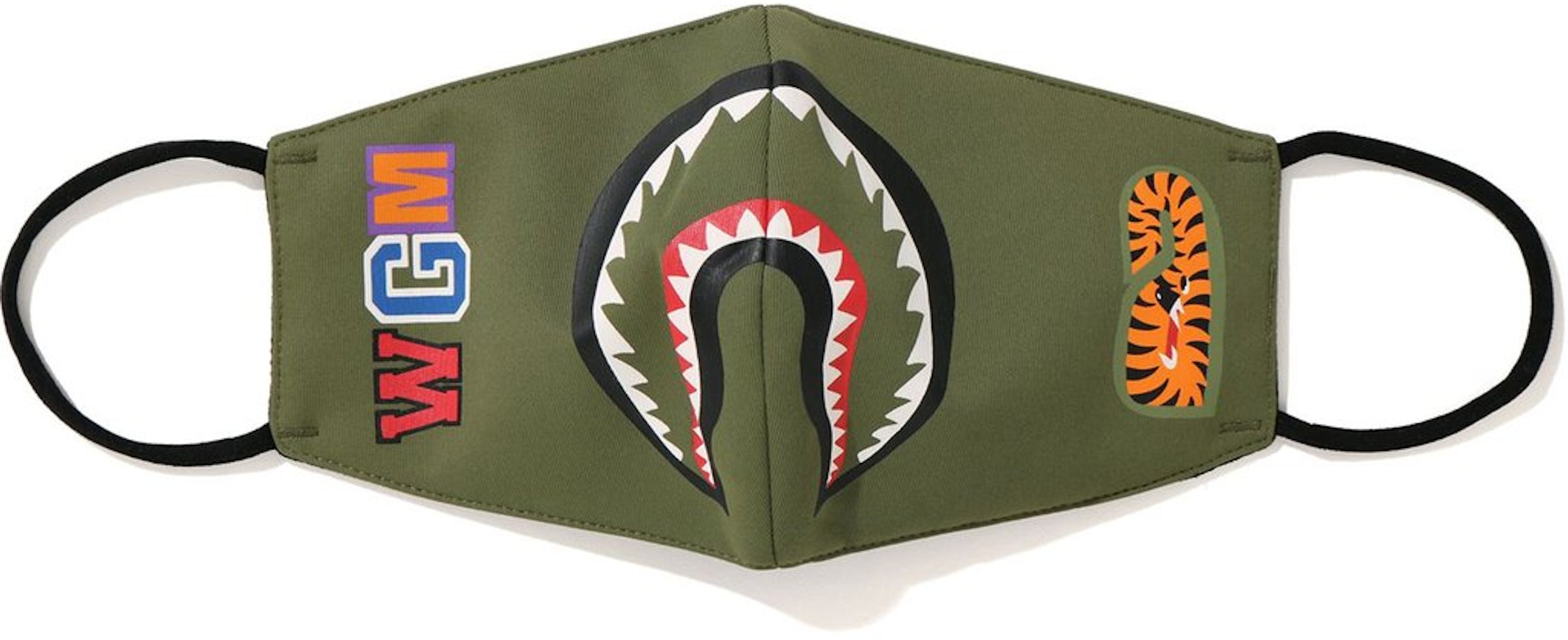 Exclusive Bape SharkMouth Face Mask – NIGHT LABEL