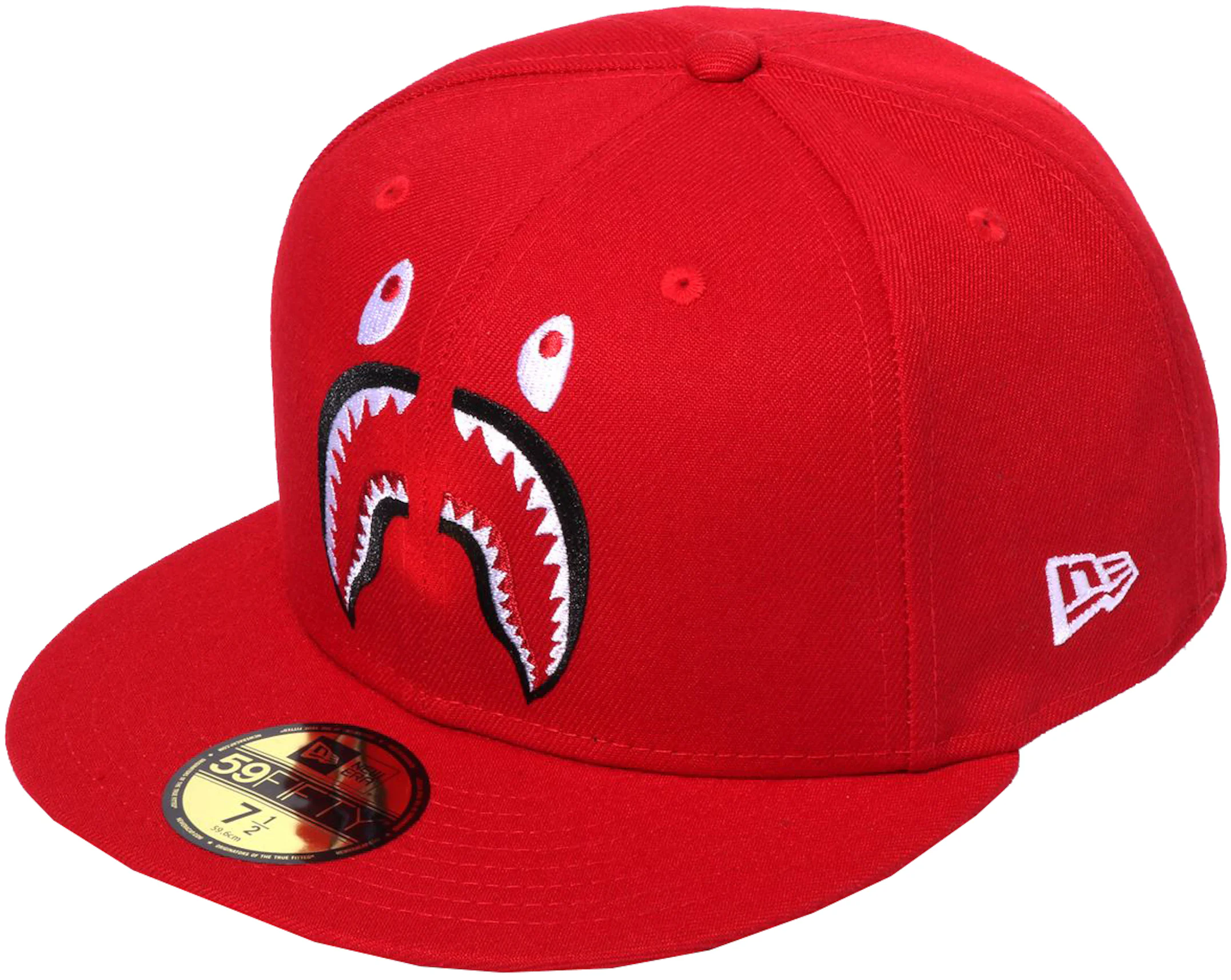 BAPE Shark New Era 59Fifty Cap Red - SS22 - US