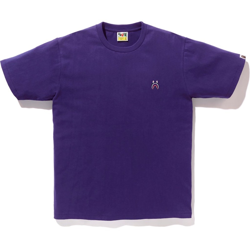 Bape shark tee purple online