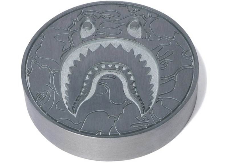 BAPE Shark Paper Weight Silver