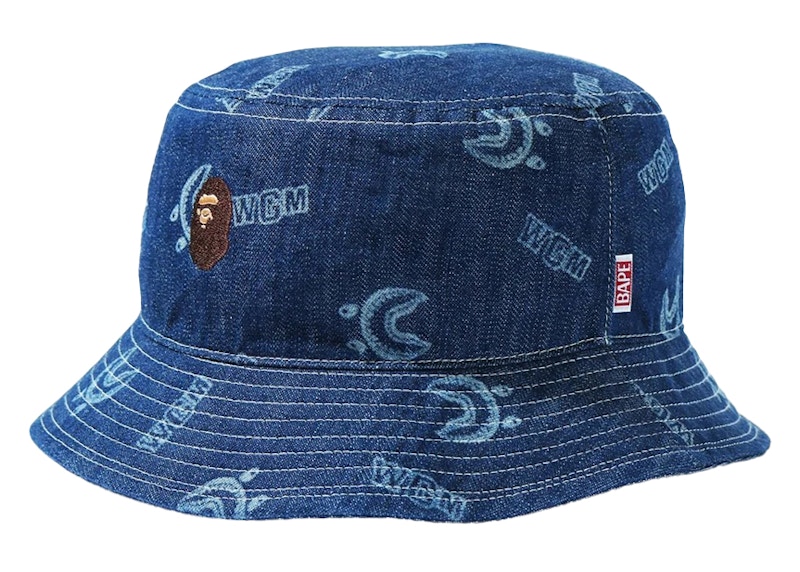 bape denim hat