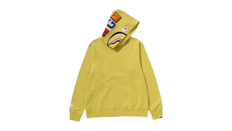 コ*テ様 BAPE イエロー フルジップパーカー BAPE Shark Pullover Hoodie Yellow Men's - FW25 - US