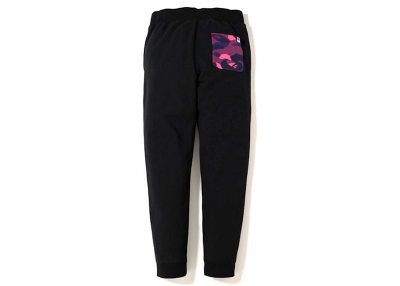 BAPE Shark Slim Sweatpants Black/Purple Men's - US