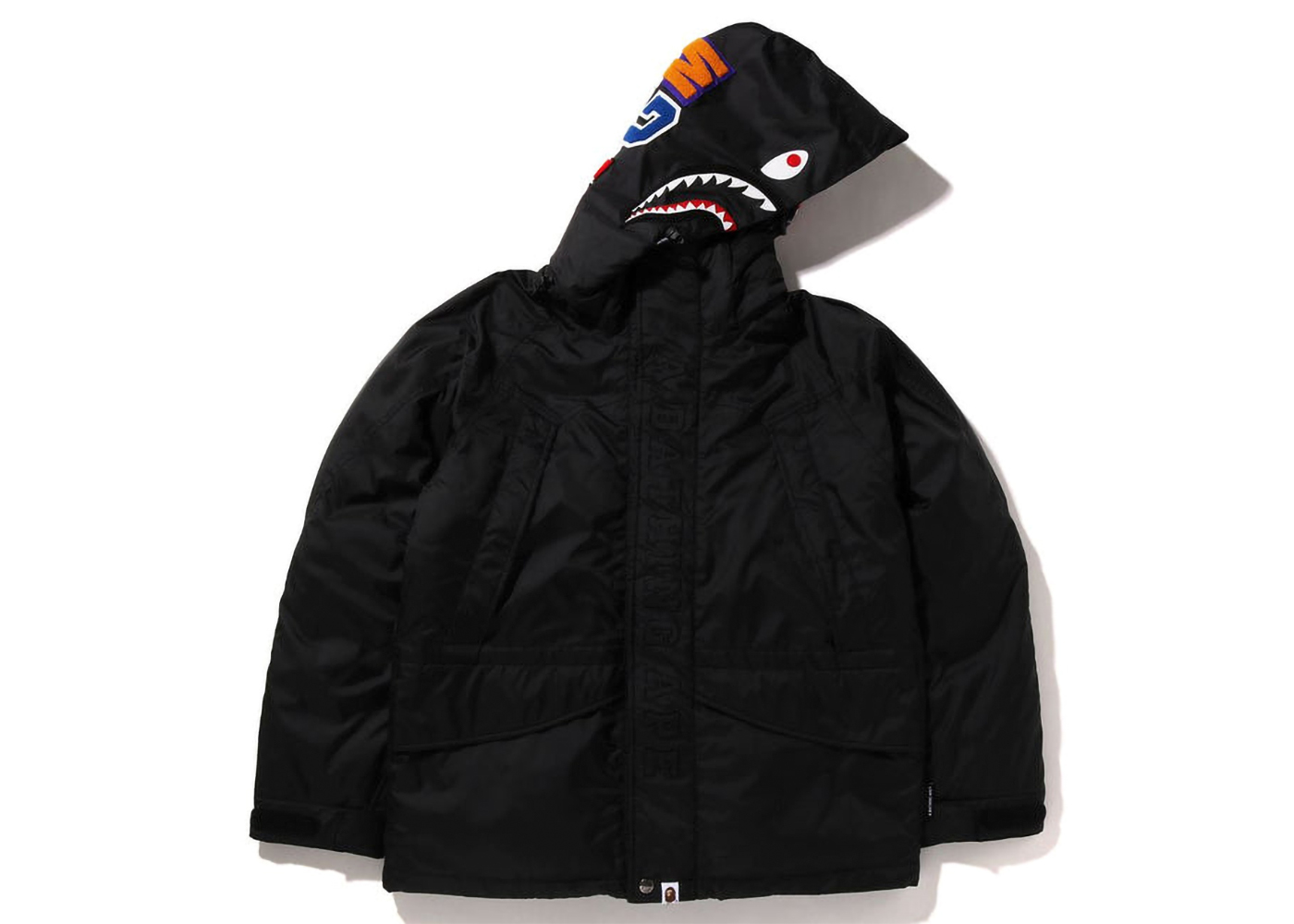 BAPE Shark Snowboard Down Jacket Black