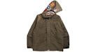 BAPE Shark Snowboard Jacket Olivedrab