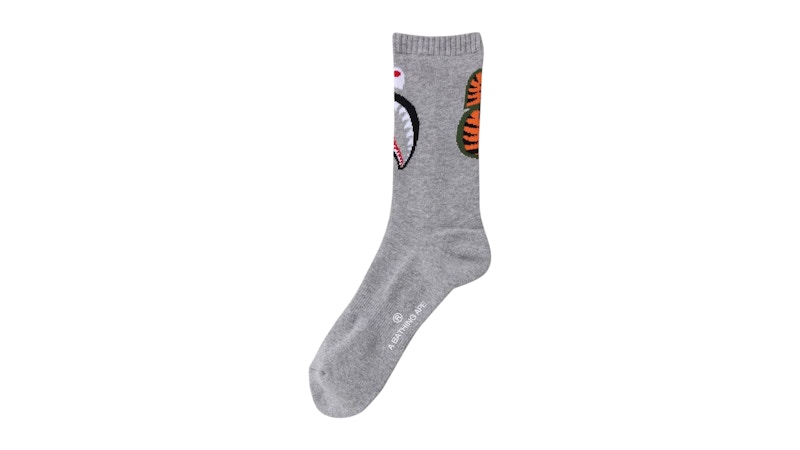 BAPE Shark Socks (SS22) Gray