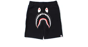BAPE Shark Sweat Shorts Black