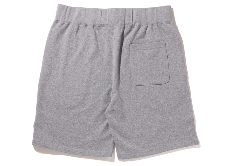 Grey bape outlet shorts