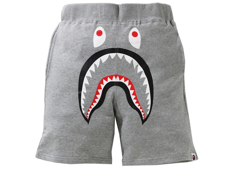 Gray hot sale bape shorts