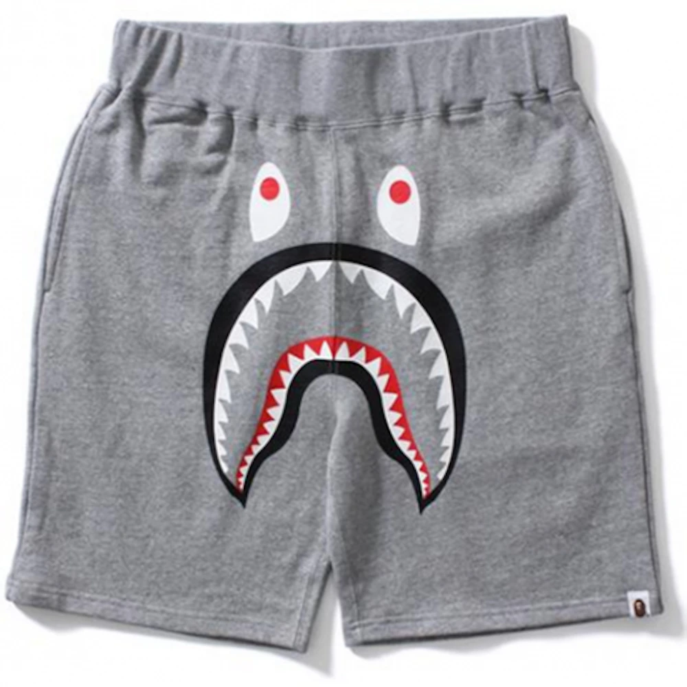 BAPE Faceless Shark Mouth Slim Sweatpants Grey Men's - US