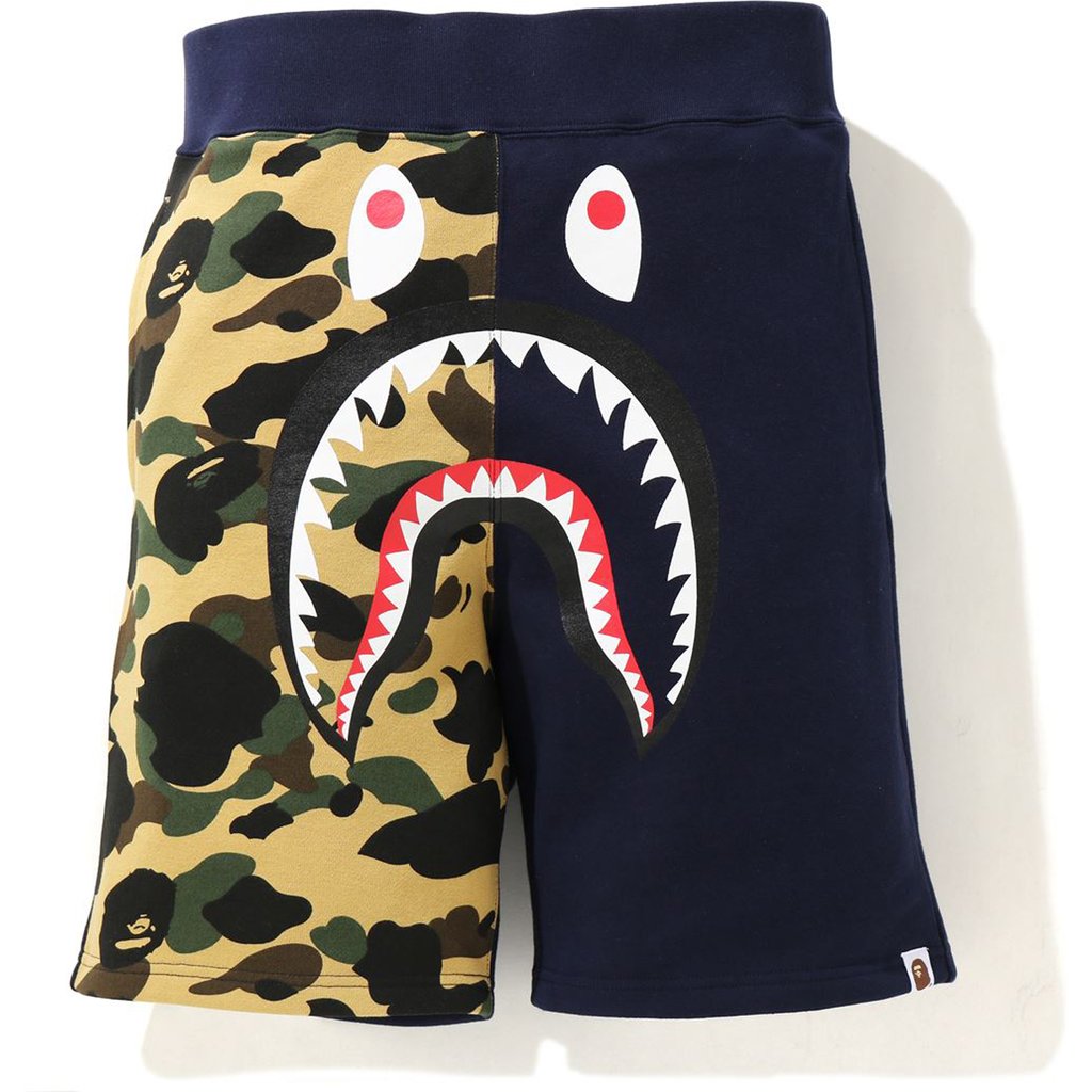 BAPE Shark Sweat Shorts (SS21) Navy - SS21 Men's - US