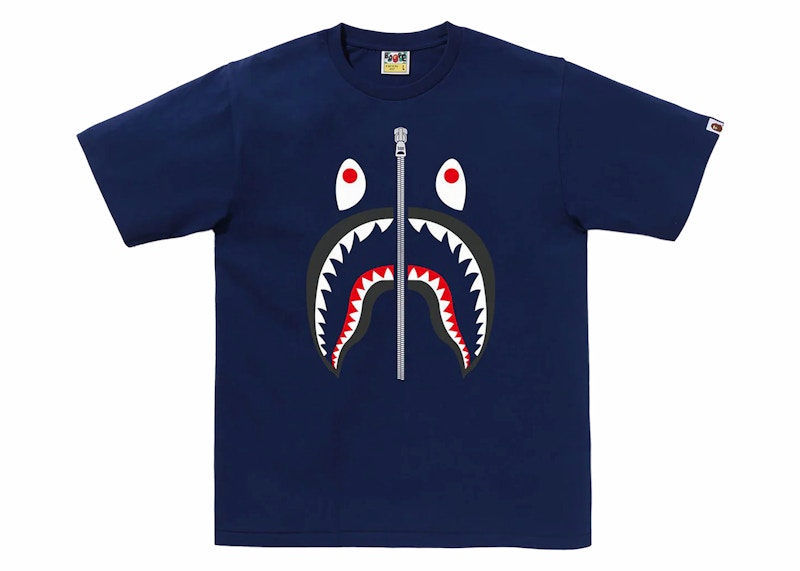 BAPE Maglietta Squalo Blu navy