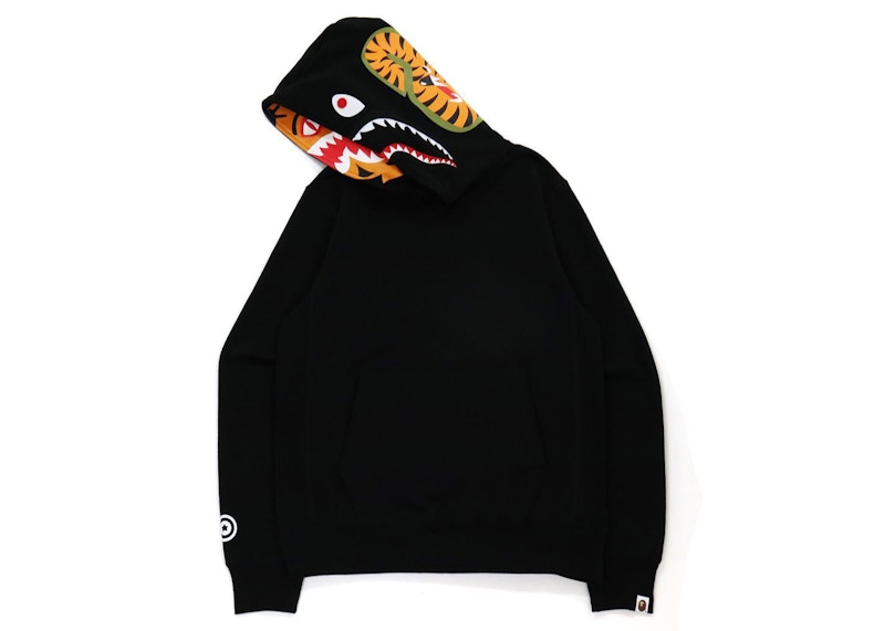 BAPE Shark x Tiger Pullover Hoodie Black Men's - FW21 - US