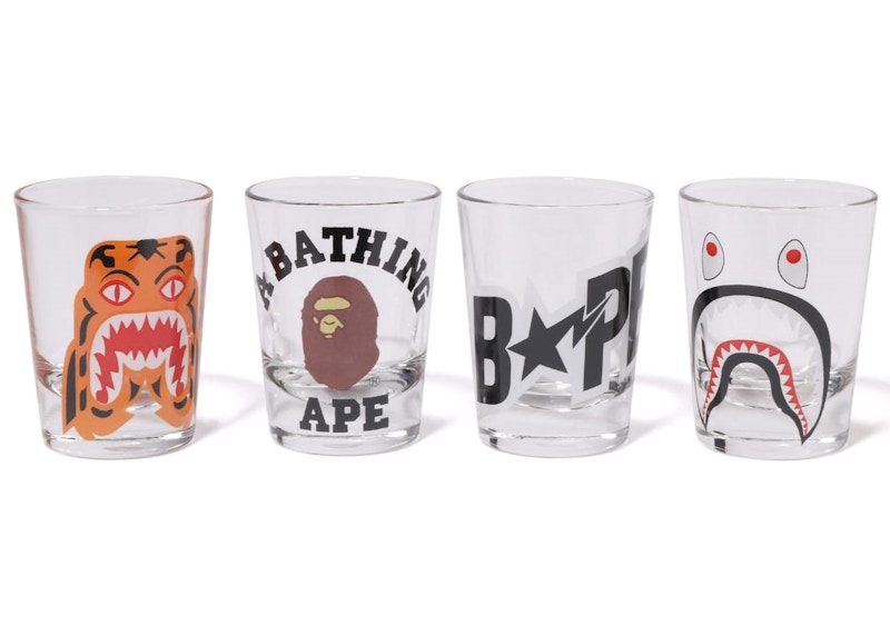 Pre-owned Bape Shot Glass Set In Multi