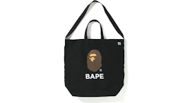 BAPE Shoulder Tote Bag Black