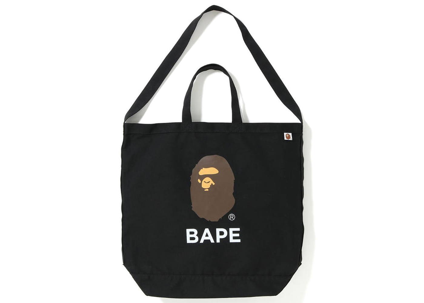 Bape tote 2025 bag black