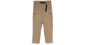 BAPE Side Pocket Detachable Relaxed Fit Pants Beige