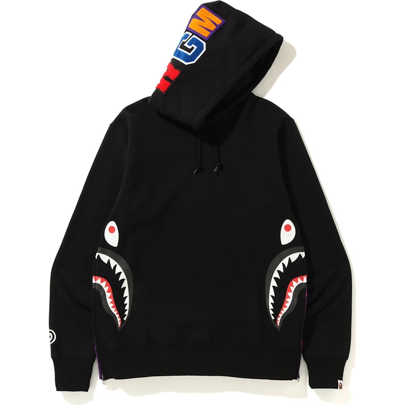 Black bape pullover hoodie sale