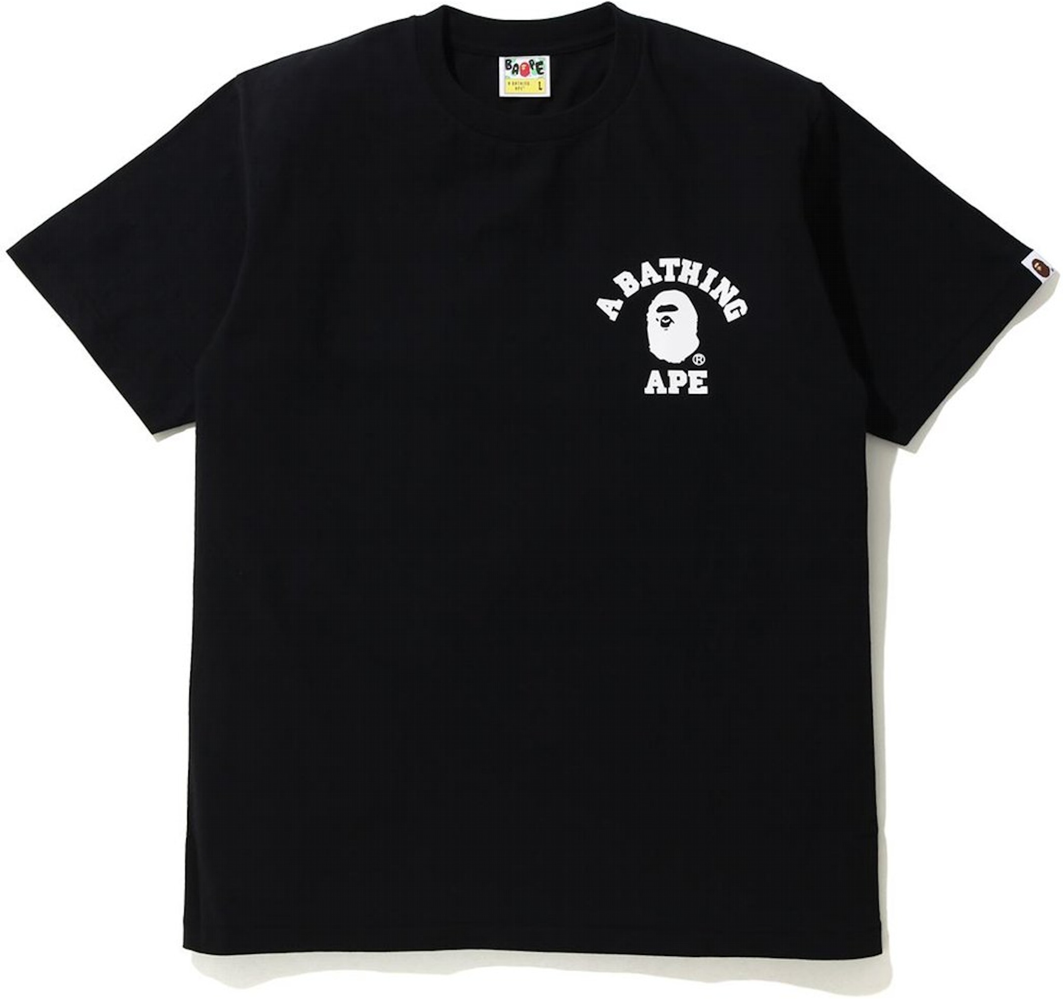 BAPE Silicon College One Point T-Shirt Black - SS20