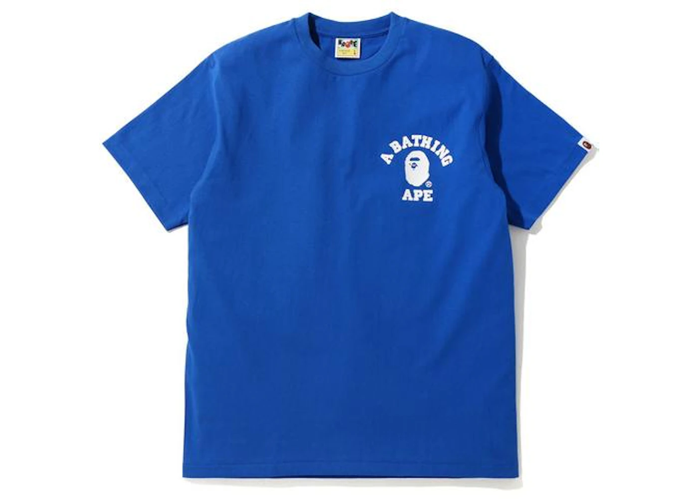BAPE Silicon College One Point T-Shirt Blue Men's - SS20 - US