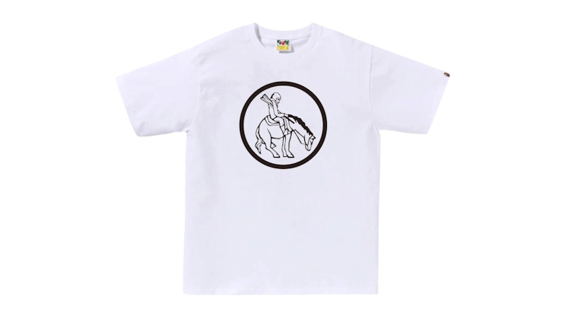BAPE Simple Soldier Mil Patch Tee White