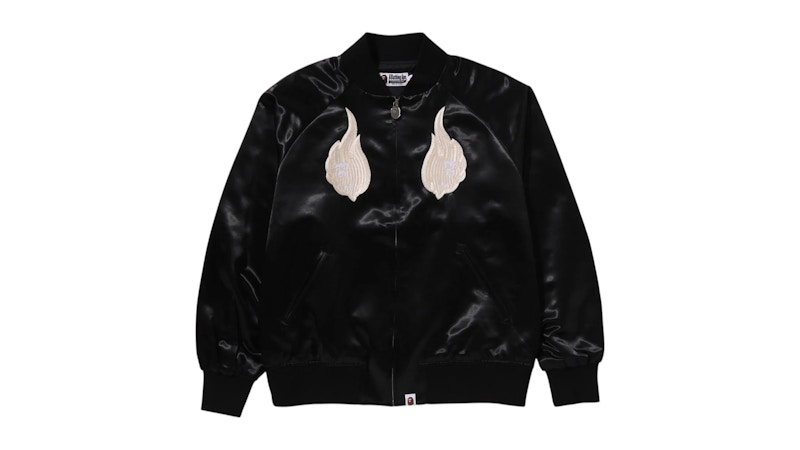 BAPE Skeleton Logo Souvenir Jacket Black Men's - FW25 - US