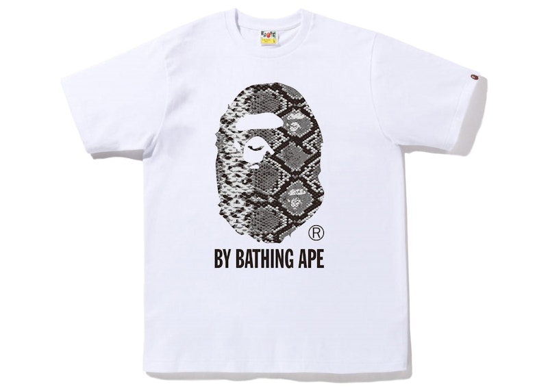 BAPE Snake By Bathing Ape Tee White Grey Men's - FW22 - US