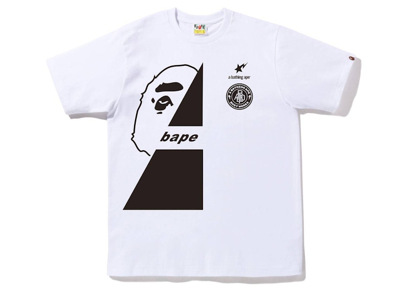 BAPE Soccer #3 Tee White Men's - FW22 - US