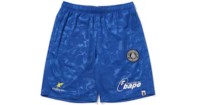 BAPE Soccer Game Shorts Blue