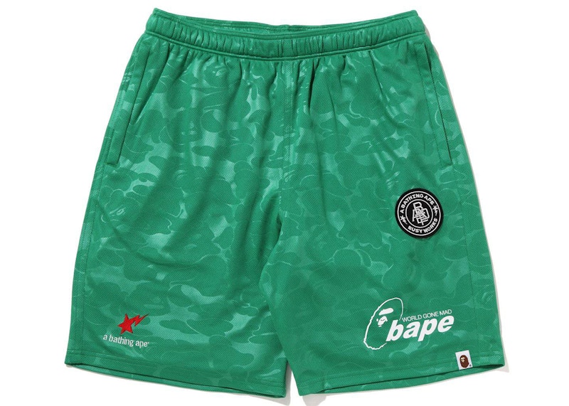 BAPE Soccer Game Shorts Green Men's - FW22 - US