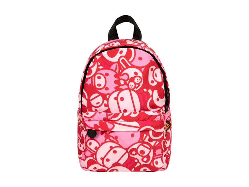 BAPE Soft Mini Zaino Carminio Rosa