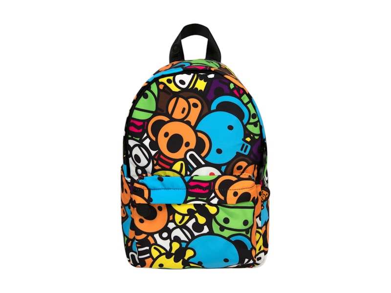 Pre-owned Bape Men's  Soft Mini Backpack In Sky Blue