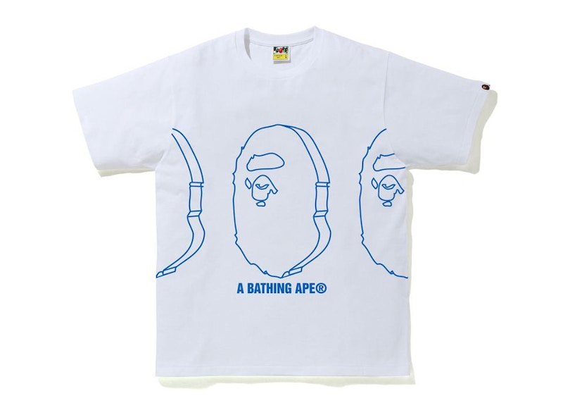 BAPE Solid Ape Head Tee White