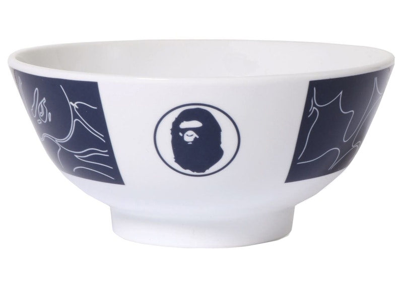 BAPE Tazón de Arroz Camuflaje Sólido Blanco