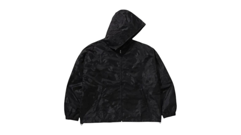 BAPE Solid Camo Shark Full Zip Jacket Black - SS25 - JP
