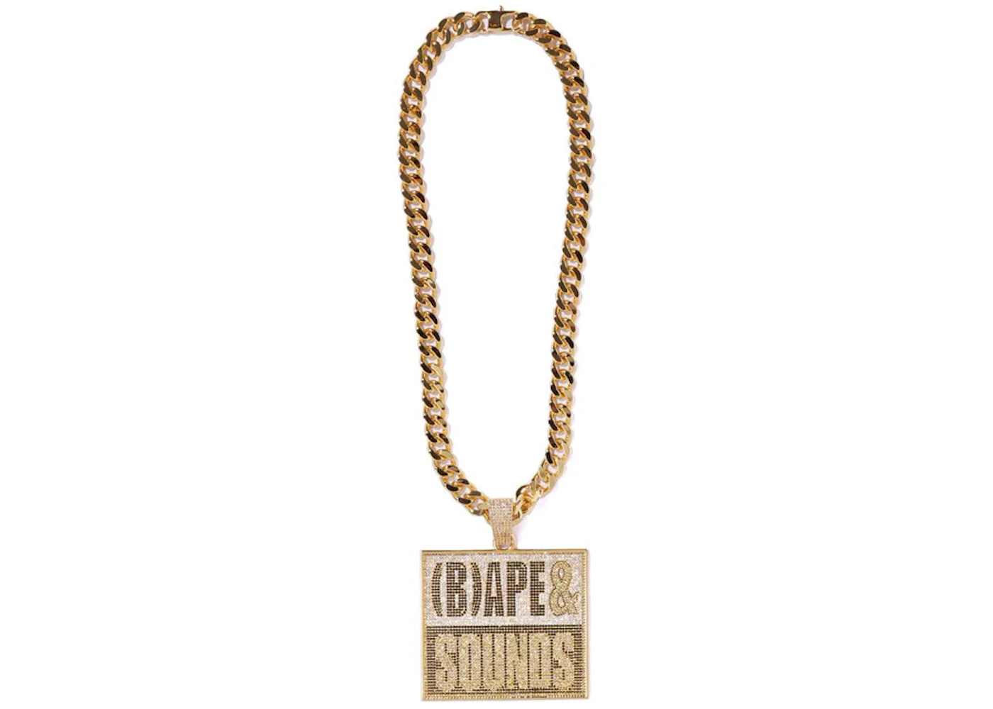 BAPE Sounds Necklace Gold - FW23 - US