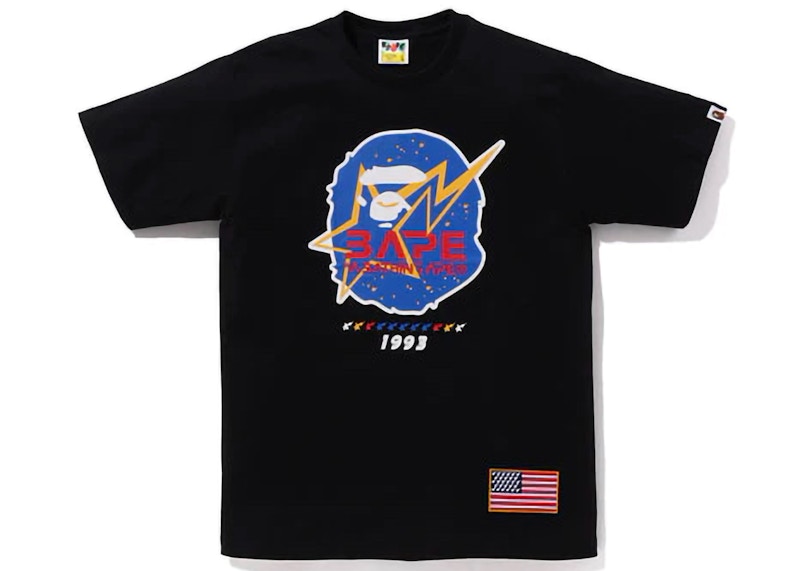 中古 A BATHING APE Space Ape Head Tee BAPE Space Ape Head Tee Black Men's - FW24 - US
