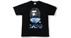 BAPE Space Camo Ape Head Tee Black