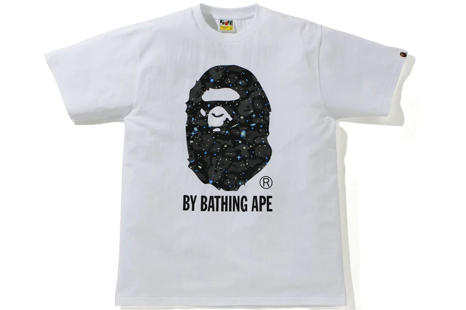 BAPE Space Camo By Bathing Ape Tee White