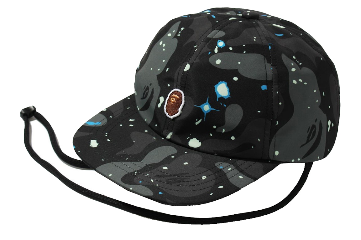 Pre-owned Bape Space Camo Cap (ss21) Black