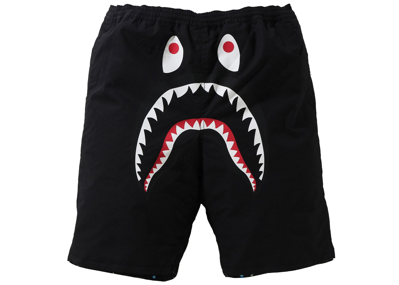 BAPE Space Camo Shark Reversible Shorts Black Men's - SS20 - US