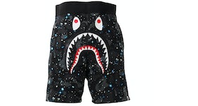 BAPE Space Camo Shark Sweat Shorts (SS21) Black