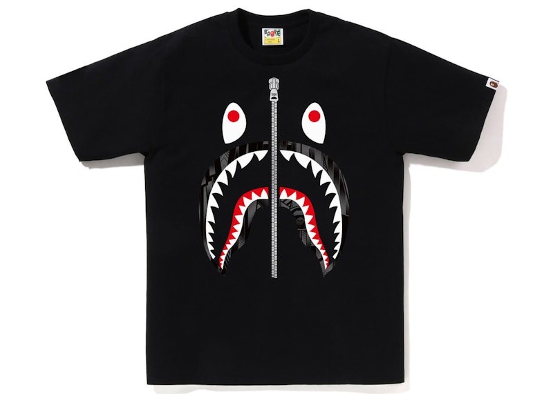 BAPE Speed Racer Big Shark Tee Nero Nero Nero