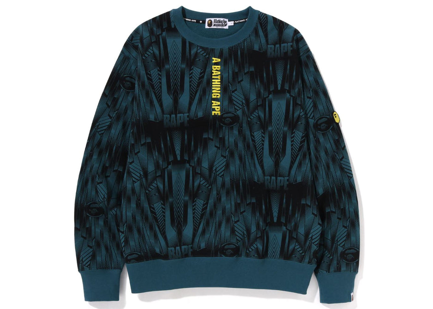 BAPE Speed Racer Relaxed Fit Crewneck Blue