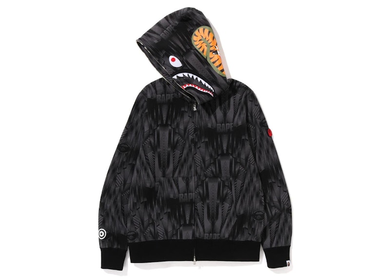 BAPE Speed Racer Shark Full Zip Hoodie Black Men s SS23 US