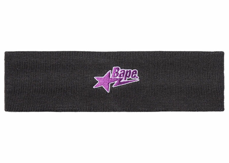 Pre-owned Bape Sta Headband In Black