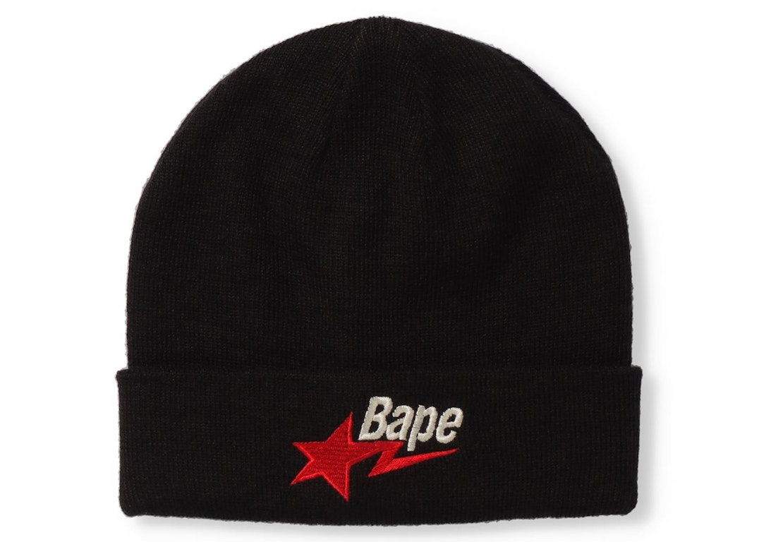 Pre-owned Bape Sta Knit Cap Black